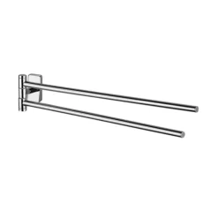 Inda - Storm 450mm Swivel Double Towel Rail