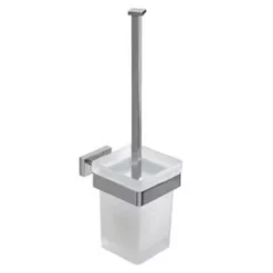 Inda Lea Wall Mounted Toilet Brush & Holder