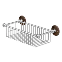 Urlington Bathroom Burlington Deep Rectangular Basket - Walnut