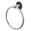 Urlington Bathroom Burlington Towel Ring - Walnut