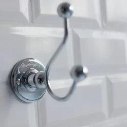 Urlington Bathroom Burlington Chrome Double Robe Hook
