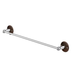 Urlington Bathroom Burlington Single Towel Rail - Walnut