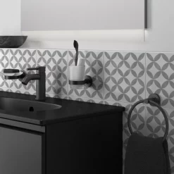 Ideal Standard Silk Black IOM Tumbler & Holder