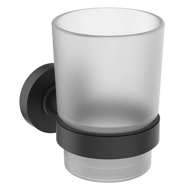 Ideal Standard Silk Black IOM Tumbler & Holder 2 Ideal Standard Silk Black IOM Tumbler & Holder - Image 2