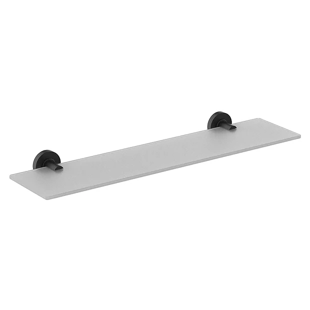 Ideal Standard Silk Black IOM 520mm Frosted Glass Shelf 2 Ideal Standard Silk Black IOM 520mm Frosted Glass Shelf - Image 2