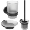 Ideal Standard Silk Black IOM 3-Piece Bathroom Accessory Pack