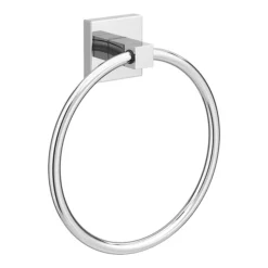 Milan Bathroom Milan Wall Mounted Towel Ring - Chrome