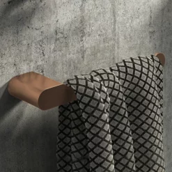 Arezzo Brushed Bronze 220mm Towel Rail