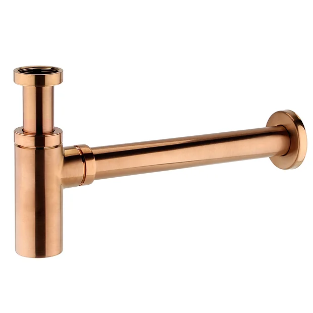 Arezzo Brushed Bronze Round Basin Bottle Trap 2 Arezzo Brushed Bronze Round Basin Bottle Trap - Image 2