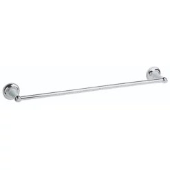 Heritage Bathroom Heritage - Clifton Single Towel Rail - Chrome