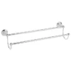 Heritage Bathroom Heritage - Clifton Double Towel Rail - Chrome