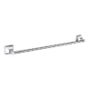 Heritage Bathroom Heritage Chancery Single Towel Rail - Chrome