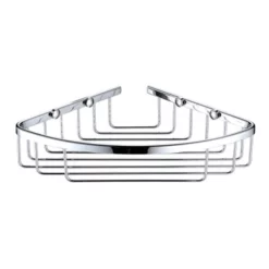 Heritage Bathroom Heritage Corner Wire Basket - Chrome