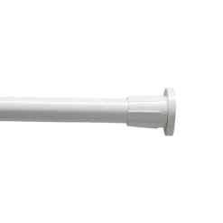 Croydex Telescopic Shower Cubicle Rod - Silver