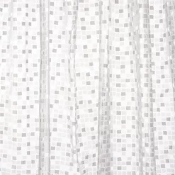 Croydex Silver Mosaic PVC Shower Curtain W1800 X H1800mm