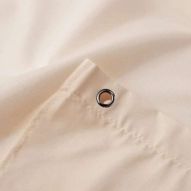 Croydex Ivory Textile Shower Curtain W1800 X H1800mm 4 Croydex Ivory Textile Shower Curtain W1800 X H1800mm - Image 4