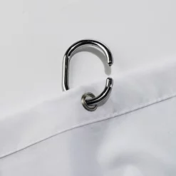 Croydex Plain White Textile Shower Curtain W1800 X H1800mm 7 Croydex Plain White Textile Shower Curtain W1800 X H1800mm -smedbo shop af159022ai2