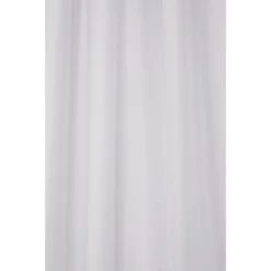 Croydex White Polyester Hook N Hang Shower Curtain W1800 X H1800mm