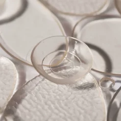 Croydex Pebbles PVC Bath Mat - 700 X 350mm - Clear -smedbo shop ag300032ai1