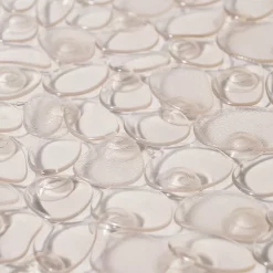 Croydex Pebbles PVC Bath Mat - 700 X 350mm - Clear -smedbo shop ag300032ai2