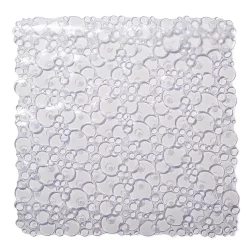 Croydex Bubbles PVC Shower Mat - 530 X 530mm - Clear -smedbo shop ah220832ai1