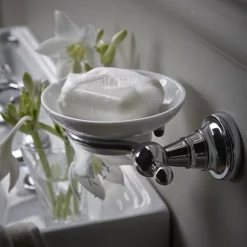 Heritage Bathroom Heritage Holborn Soap Dish & Holder - Chrome