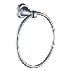 Heritage Bathroom Heritage Holborn Towel Ring - Chrome