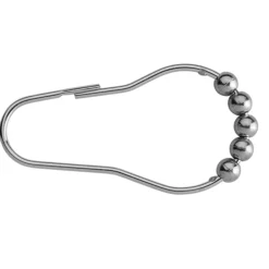 Croydex 12 Chrome Ball Shower Curtain Rings -smedbo shop ak141641ai3