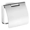 Smedbo Air - Polished Chrome Toilet Roll Holder With Lid