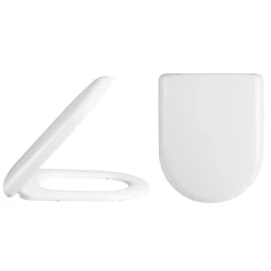 Alaska Luxury D-Shaped Soft Close Quick Release Top-Fixing Toilet Seat
