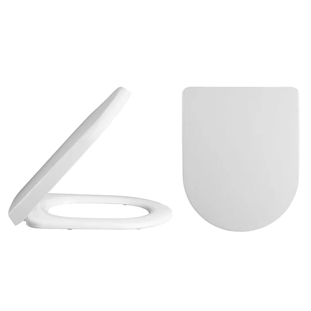 Alaska Luxury D Shaped Toilet Seat Square Edge 2 Alaska Luxury D Shaped Toilet Seat Square Edge - Image 2