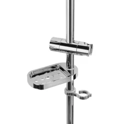 Croydex Flexi-Fit Bath Shower Riser Rail - Chrome -smedbo shop am158241ai1