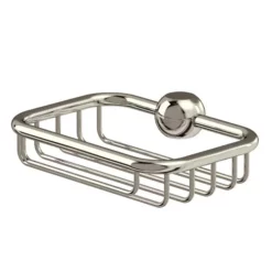 Arcade Bathroom Arcade Soap Basket For Vertical Riser - Nickel