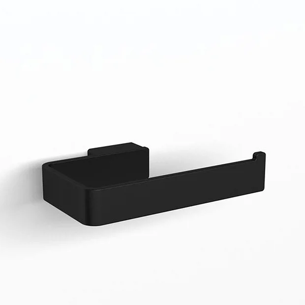 HIB Atto Black Toilet Roll Holder 1 HIB Atto Black Toilet Roll Holder