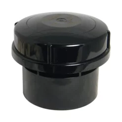 FloPlast 110mm Black Air Admittance Valve Solvent Weld