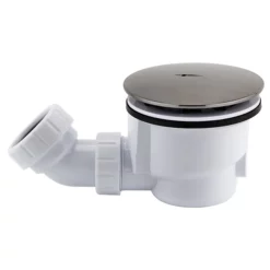 Arezzo Gunmetal Grey 90mm High Flow Shower Tray Waste