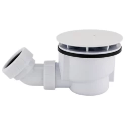 Arezzo Matt White 90mm High Flow Shower Tray Waste