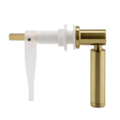 Arezzo Brushed Brass Modern Cistern Lever -smedbo shop azbbcl d1