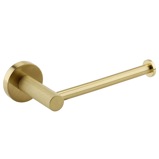 Arezzo Industrial Style Brushed Brass 4-Piece Bathroom Accessory Pack 4 Arezzo Industrial Style Brushed Brass 4-Piece Bathroom Accessory Pack - Image 4