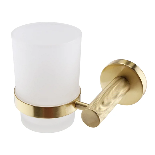 Arezzo Industrial Style Brushed Brass 4-Piece Bathroom Accessory Pack 1 Arezzo Industrial Style Brushed Brass 4-Piece Bathroom Accessory Pack