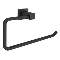 Arezzo Square Matt Black 4-Piece Bathroom Accessory Pack -smedbo shop azbsqacd2
