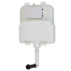 Arezzo Compact Concealed Cistern With Gold Flush Plate - Round Buttons -smedbo shop azccgld n d2