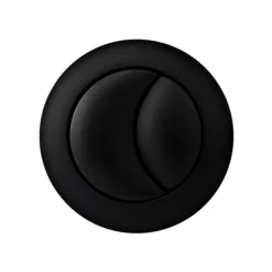 Arezzo Matt Black Cistern Flush Button - 48mm Hole -smedbo shop azcfbmb d1 1