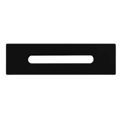 Arezzo Matt Black Curved Overflow Insert And Pop-Up Waste Cover -smedbo shop azmbofd2 d1a