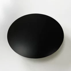 Arezzo Matt Black Curved Overflow Insert And Pop-Up Waste Cover