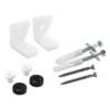 Arezzo WC Pan Floor Fixing Kit Matt Black