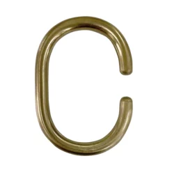 Arezzo C-Type Shower Curtain Rings (Pack Of 12) Brushed Brass 5 Arezzo C-Type Shower Curtain Rings (Pack Of 12) Brushed Brass -smedbo shop azscrbbd1