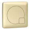 Arezzo Modern Brushed Brass Square Flush Plate - 70 X 70mm