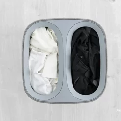 Joseph Joseph Bathroom Joseph Joseph Tota 60L Laundry Separation Basket - Grey -smedbo shop basket image one3