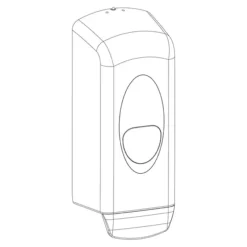 Dolphin Accessori Dolphin Excel 1 Litre Bulk Fill Liquid Soap Dispenser